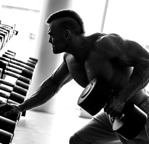 Muscleman in the gym