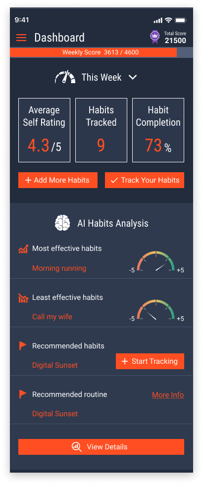 Ultiself app screenshot