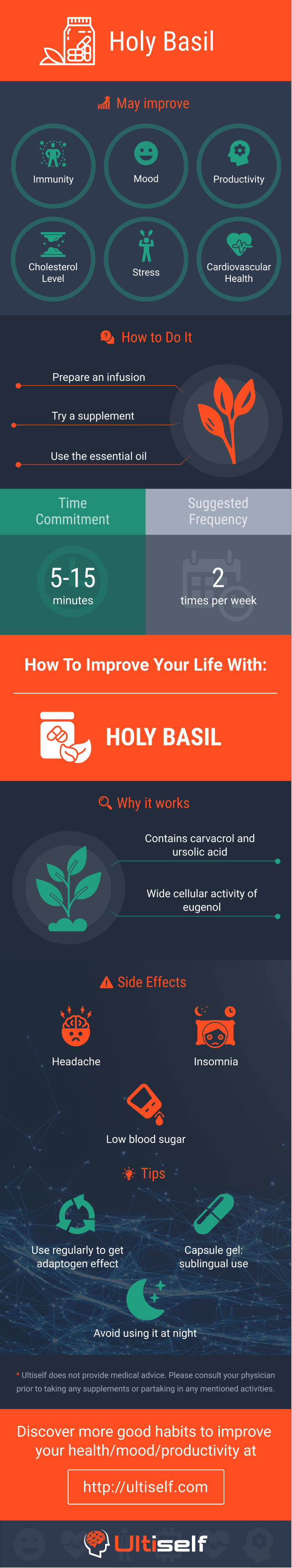 Holy Basil infographic