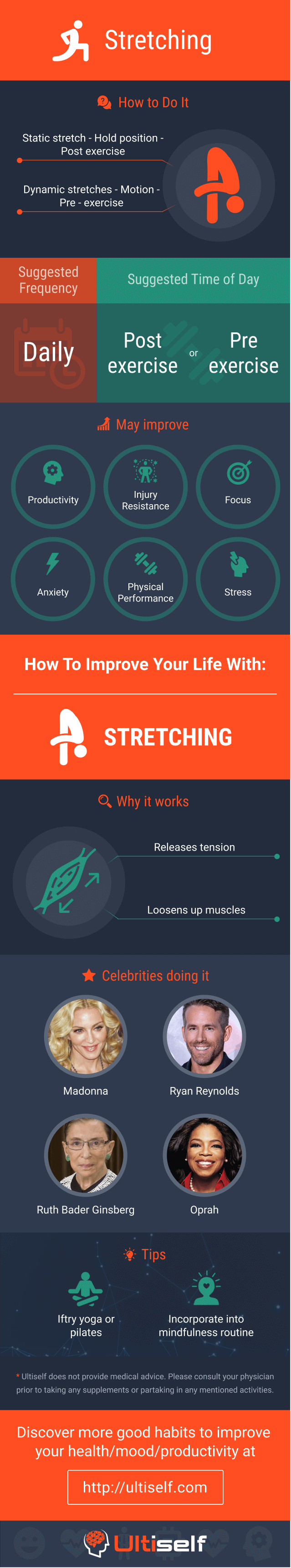 Stretching infographic