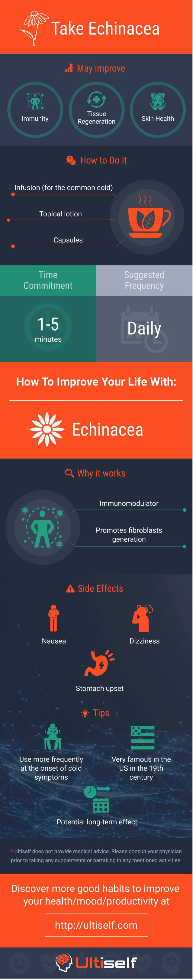 Take Echinacea infographic