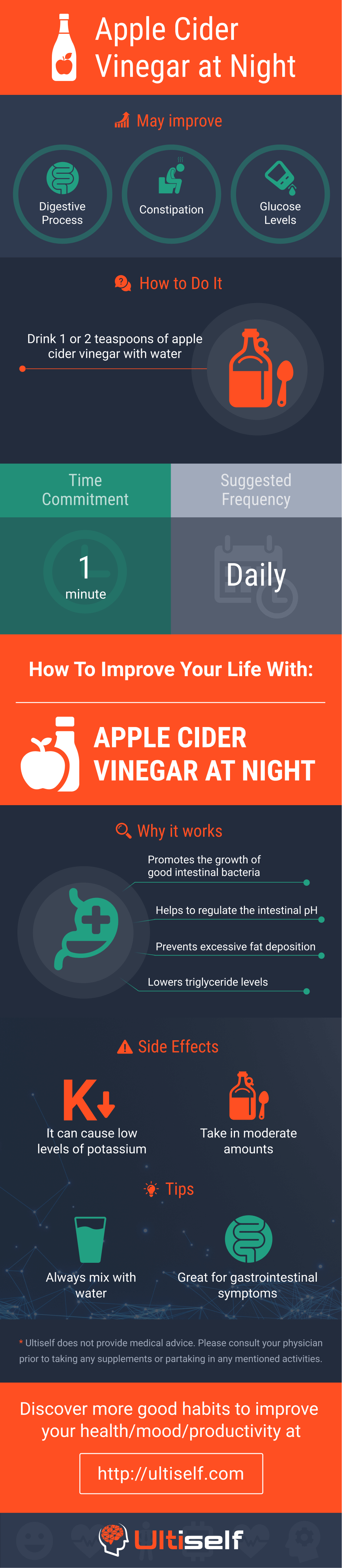 How Apple Cider Vinegar at Night Can Improve Your Health Ultiself Habits